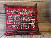 Load image into Gallery viewer, Christmas In Heaven Christmas plaid Memorial Gift