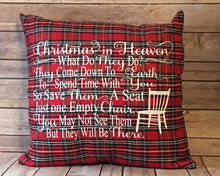 Load image into Gallery viewer, Christmas In Heaven Christmas plaid Memorial Gift