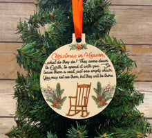Load image into Gallery viewer, Ornament Christmas In Heaven Memorial Gift Ready to ship