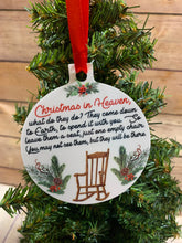 Load image into Gallery viewer, Ornament Christmas In Heaven Memorial Gift Ready to ship