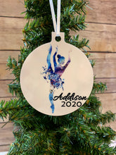 Load image into Gallery viewer, Dancer personalized Christmas Ornament Gift