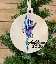 Load image into Gallery viewer, Dancer personalized Christmas Ornament Gift