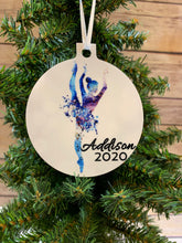 Load image into Gallery viewer, Dancer personalized Christmas Ornament Gift