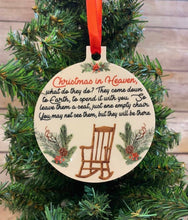 Load image into Gallery viewer, Ornament Christmas In Heaven Memorial Gift Ready to ship