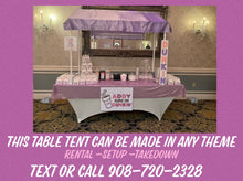 Load image into Gallery viewer, RENTAL Personalized Table Canopy
