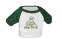 Hop To It 18 inch doll shirt