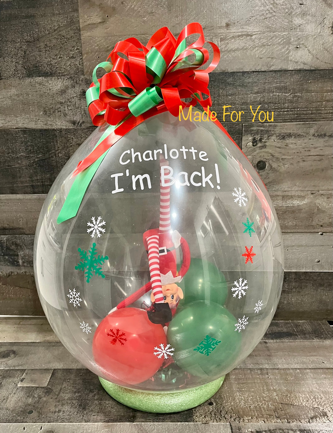 Balloon Elf Trapped inside WE SUPPLY ELF