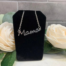 Load image into Gallery viewer, Mama Name plate fashion SILVER TONE Necklace
