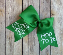 Load image into Gallery viewer, Hop To It  LOGO cheer bow
