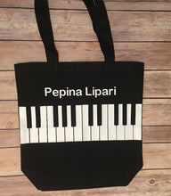 Load image into Gallery viewer, Personalized Piano Tote Bag
