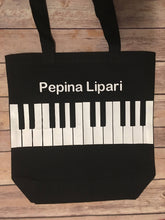 Load image into Gallery viewer, Personalized Piano Tote Bag
