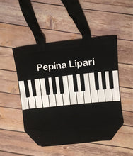 Load image into Gallery viewer, Personalized Piano Tote Bag
