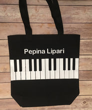 Load image into Gallery viewer, Personalized Piano Tote Bag
