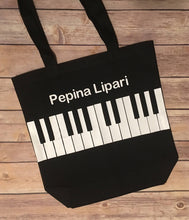 Load image into Gallery viewer, Personalized Piano Tote Bag
