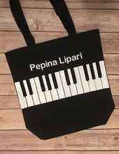 Load image into Gallery viewer, Personalized Piano Tote Bag
