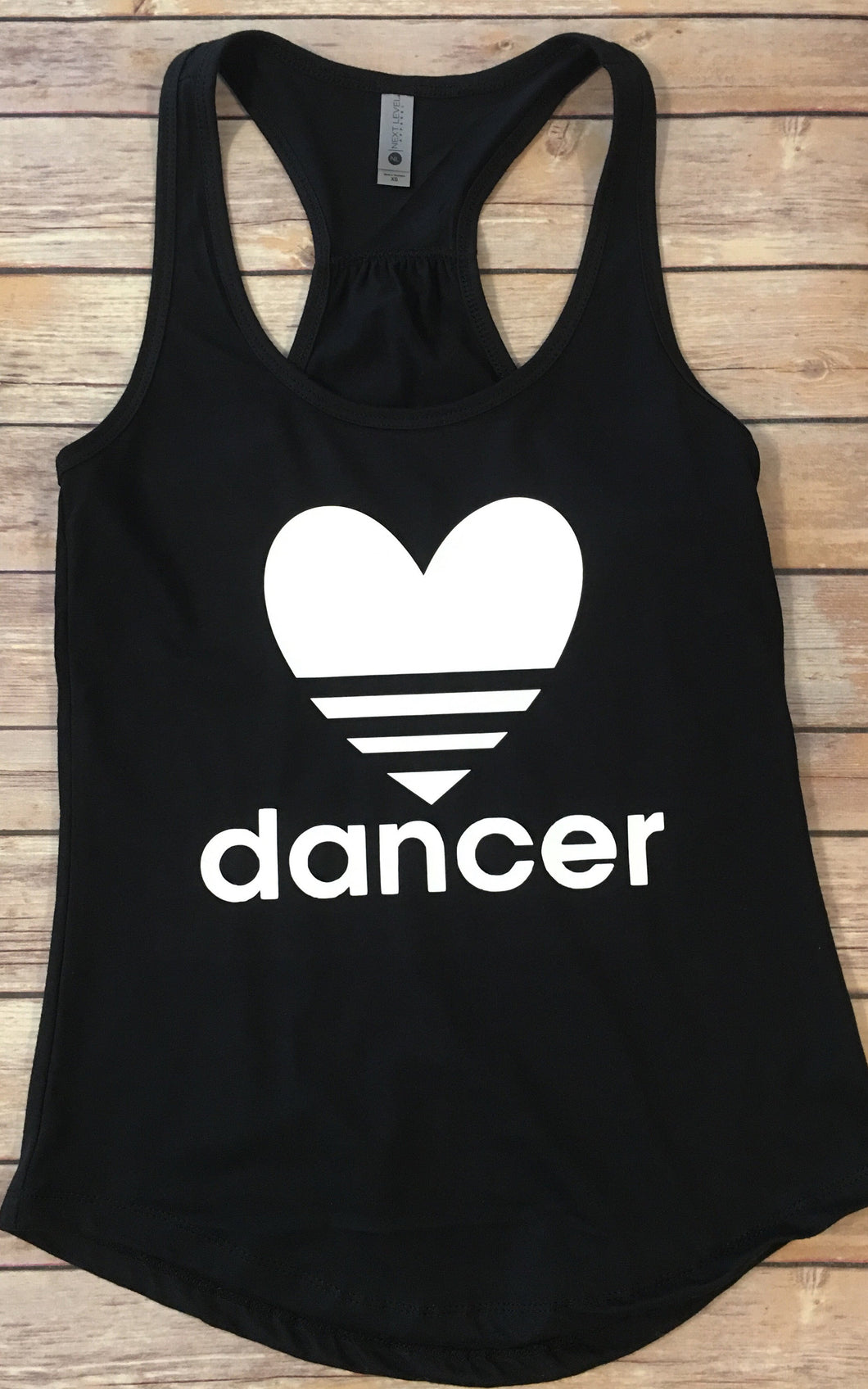 Adidas inspired dancer shirt