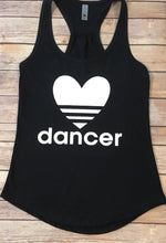 Load image into Gallery viewer, Adidas inspired dancer shirt
