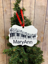 Load image into Gallery viewer, Piano ornament Gift Personalized Christmas tree ornament
