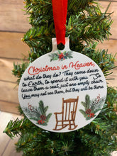 Load image into Gallery viewer, Ornament Christmas In Heaven Memorial Gift Ready to ship
