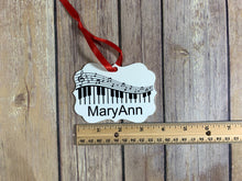 Load image into Gallery viewer, Piano ornament Gift Personalized Christmas tree ornament

