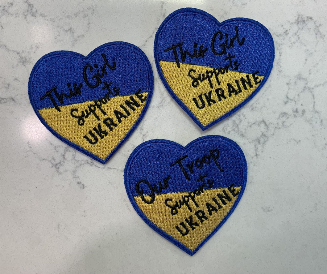 THIS GIRL Supports the Ukraine Patch READY TO SHIP